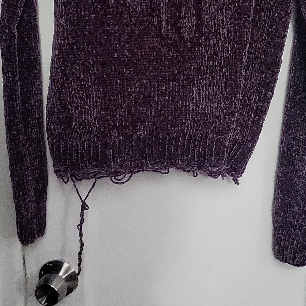 Purple Ruffle Pullover - Picture 5 of 8